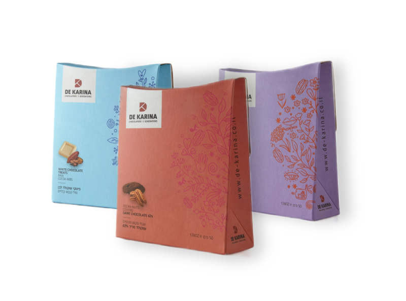 דה קרינה מארז 3 פינוקי שוקולד